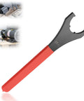 58Mm Opening ER40 Collet Chuck Wrench with red handle for ER40UM Nuts, used for lathes and CNC milling chucks.
