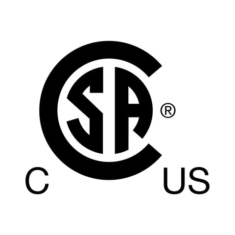CSA certification logo for safety compliance in US.