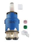 Allure Brilliant Cartridge Center Set With SilkMove Ceramic Valve And Temperature Limiter, Starlight Finish components