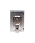 DRS-240-24 Beefy 240W 7.7A AC-DC DIN Rail Power Supply With UPS-Grade Battery Charging MODBUS Ready Ninety-Two Percent Efficient Converter TS-35 Mounting Built For Security Systems Alarm Panels CCTV And Industrial Controls, rear view