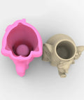 Elephant Planter Silicone Mold For Concrete Pots, Flexible DIY Molding Kit For Flower Pots Or Pen Holders, Cute Statue Decor