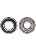 Two Pack 6204-2Z/2RS1 Deep Groove Ball Bearings 20x47x14mm Kit, one sealed and one shielded bearing