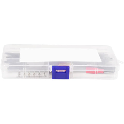 Front view of TP-300-A Terminal Test Probes Kit For GM Vehicles No Damage Circuit Testing Gear in a plastic storage case