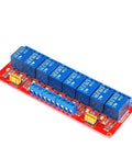 Eight Channel 5V Relay Module For Arduino Raspberry Pi PLC Home Automation And Industrial Control With High And Low Level Trigger
