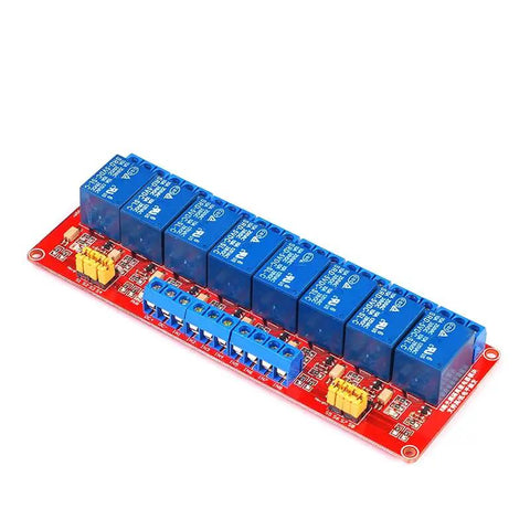 Eight Channel 5V Relay Module For Arduino Raspberry Pi PLC Home Automation And Industrial Control With High And Low Level Trigger