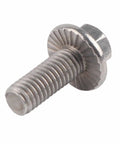 M6 Flange Bolts 304 Stainless Steel Hex Screws 5 Lengths For Furniture And Industrial Builds Heavy Duty Fasteners No Washer Needed DIY Pro Gear 16 To 35 Mm close-up of hex flange bolt