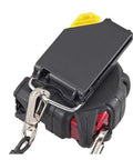 Back view of Heavy Duty 25 Ft Tape Measure One And One Sixteenth Inch GS Lock with safety clip and rugged casing