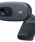 Straight Up Crisp 720p Hd Webcam With A Nifty 3Mp Lens, dark gray, compact design, perfect for video calls.
