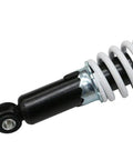 Close-up view of 2 Pack Beefy Rear Shocks for ATV Go Kart Quad Bike 9.25 Inch Eye To Eye 235mm, 0.4 Inch Mounting Holes, 400 Lb Load Per Shock.