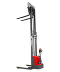 Heavy Duty Electric Forklift Attachments F26-98SLA 2640 Lb Capacity With Hydraulic Power Unit, side view of pallet jack.