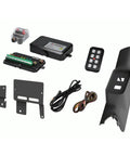 Components of Jeep Wrangler JK 2007 2018 8 Gang A Pillar Switch Panel System For 12V Accessories with wiring and panel parts