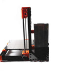 Straight Shot 3D Printer Bear Upgrade Kit Built For Prusa i3 Mk3 side view showing 2040 aluminum profiles and heated bed.