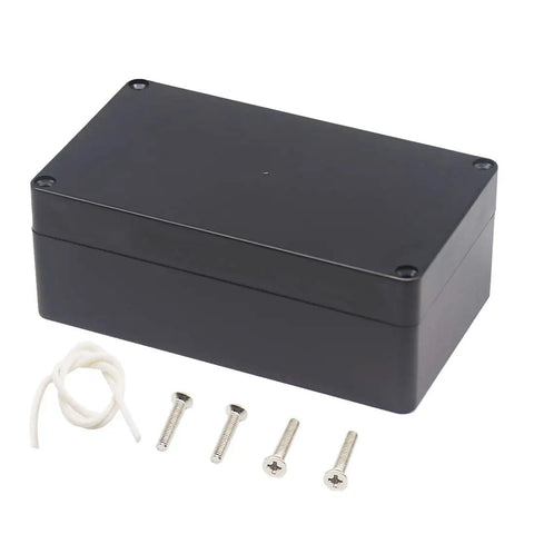 IP65 Waterproof Outdoor Project Box With Durable ABS Plastic Electrical Enclosure In Black For Tough Outdoors All Weather Ready Perfect For DIY Projects 6.22 By 3.54 By 2.36 Inches Pack Of 2