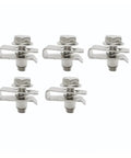 10 Pieces Stainless Steel U Type Clips With Bolts M4 M5 M6 M8 M10 Assorted Thread Sizes Automotive Retaining Fastener Kit For Trim Bumper Undertray And Panel stainless steel U clips