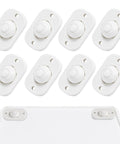 Self Adhesive Mini Caster Wheels For Kitchen Appliances 8 Pieces Universal 360 Degree Swivel Sliders shown on appliance