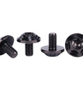 Titanium M6x10mm Torx T40 Bolt Set For Bikes Motorcycles And Cars Four Pack Black 6AL4V Grade 5 Titanium Alloy Fasteners