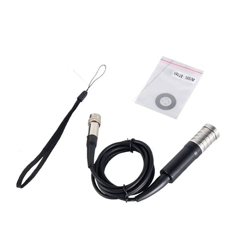 Digital Portable Surface Roughness Tester For Shot Peening And Sandblast Depth Measuring 0 To 6.5 Mm Range DB20 SRT231 Pro, probe and cable