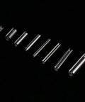 All In One 280Pcs 304 Stainless Steel Roll Pin Kit In Durable Plastic Box With M1.5 To M8 Sizes For Mechanical Projects Heavy Duty Pin Fastener Set For Hardware Repairs And Quick Fixes, showing various pin sizes displayed on a black background.