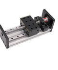Heavy Duty Linear Rail Motor Kit With Ball Screw Sliding Table SFU1605 Nema23 Motor Linear Guide Stage visible in side view