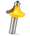 Top Shelf 6 Piece Half Inch Shank Router Bit Set For Flawless Corner Rounding And Edge Forming Hella Sharp Carbide Blades With Heat Resistant Teflon Coating For Killer Woodworking Results, yellow corner rounding router bit.