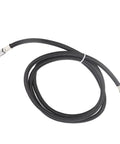 Heavy Duty Nylon Airbrush Hose Point 1 8 Meters Long Universal One Eighth Interface For Compressor Hookup Ensuring A Tight Leak Free Fit For Artists Who Want Smooth Airflow On Every Project Plus Hassle Free Install And Sick Quality, black hose with metal ends