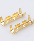 Top Gear 100 Piece Fast U Shape Copper Ring Terminal Kit With Small Teeth Cold Terminals And Fascia Inserts For Quick Wire Connections Without Stripping That Stay Rust Free And Rock Solid In Your Ride copper U-shape terminals
