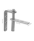Heavy Duty Stainless Steel Self Closing Swing Door Hinges For Cafe And Interior Doors Dual Swing With Moisture Resistant Build And Automatic Self Return Mechanism Tough As Nails For Cabinets Kitchens And Bars, 7cm hinge