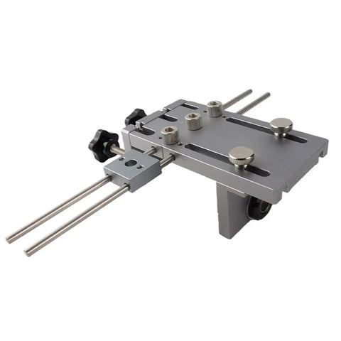 Heavy Duty Self Centering Dowelling Jig Kit For Accurate Woodworking Plus 6 8 10mm Bushings Clamp Board Side Hole Punch Tool, metal jig