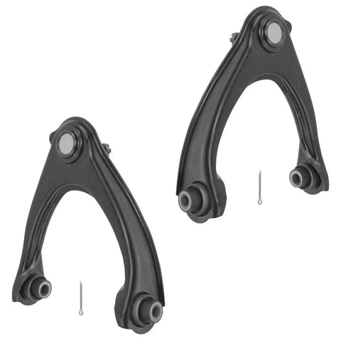 Pro Grade Front Suspension Kit For Honda Civic Si 1999 2000 with black control arms and bushings for improved handling.