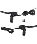 Durable Aluminum Alloy E Bike Brake Levers Set For 22.5mm Handlebars, Left And Right Pair With 5.6 Ft Cables, Works On Mountain And Road Bikes, Motor Cutoff Safety, Easy Install