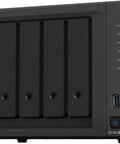Badass Network Attached Storage Featuring Raw Ryzen Processing Power And Thirty Two Gigabytes Memory Plus Twenty Terabyte Solid State Drive, compact design with five drive bays.