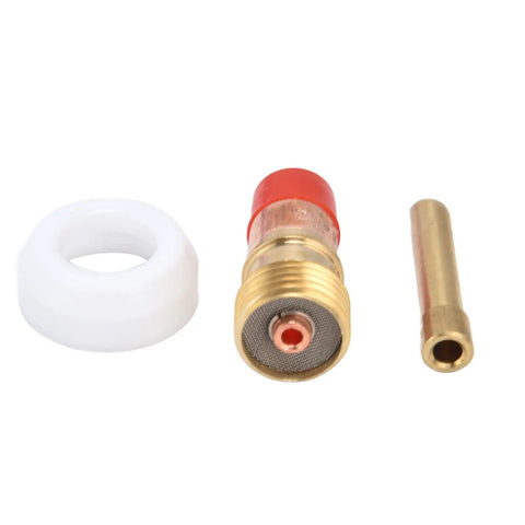 7 Piece Welding Accessory Kit With Ceramic Nozzles Collets Gas Lens Cups And Gaskets For WP17 WP18 WP26 Welding Guns