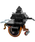 Set of 4 Heavy Duty Shipping Container Dual Caster Wheels With 6,250 Lbs Capacity Per Caster, Corrosion-Resistant Galvanized Steel Construction