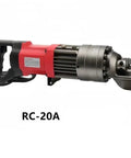 Electric Rebar Cutter Hydraulic Steel Bar Cutting Machine Portable And Lightweight RC-20A showing ergonomic handle and cutting head.