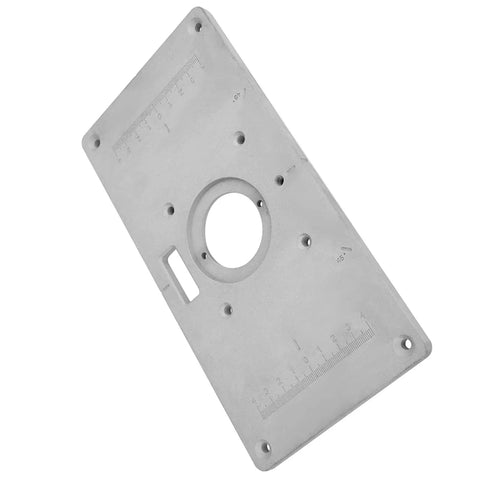 Rock Solid Aluminum Router Table Insert Plate Fits Dcw600 Like A Charm, 235x120x8mm, heavy duty for precise woodworking.