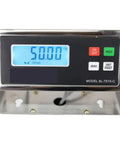 Heavy Duty Digital Industrial Floor Scale Straight Up Built Tough For Warehouse Grind Dead On Accurate Pallet Scale With Crisp Display showing a digital readout.