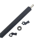 1 Set Premium 105934-035 Pressure Platen Roller Kit Bearings Gear Bushing For Zebra GK420T GX420T GK430T GX430T Thermal Printer Smooth Printing High Performance Fix Bad Prints Or Jams Keep Your Shop Running Sweet, black platen roller with bearings and gear