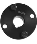 3/4 Bore H Style Steel Sheave Pulley Bushing Split Taper Locks Tight On Keyed Shaft Wrench Friendly Heavy Duty Build