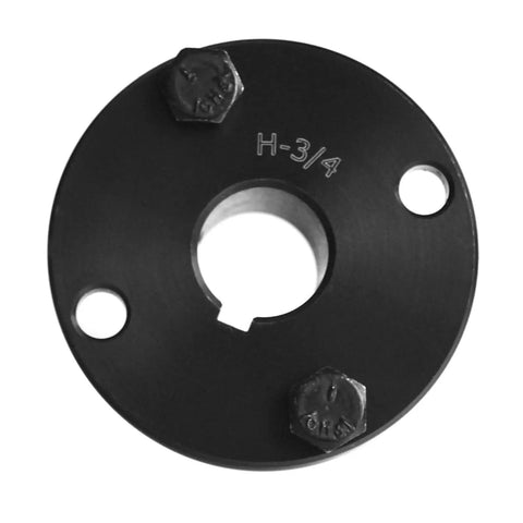 3/4 Bore H Style Steel Sheave Pulley Bushing Split Taper Locks Tight On Keyed Shaft Wrench Friendly Heavy Duty Build