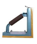 Heavy Duty Magnetic Bubble Level With Precision Ground Base For Knockout Accuracy Smooth Self Aligning Action And Rugged One Piece Construction Built For Hardcore Jobsites, side view with handle.