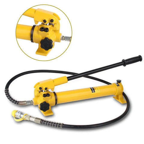 Kick Ass Manual Hydraulic Hand Pump 10000 Psi Rated With 350Cc Reservoir And Standard Npt Hookup A Slick Workhorse Built To Crush Porta Power Jobs Every Single Time