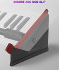 Heavy-Duty Adjustable Desktop Stand For Sampler, Synth, And MIDI Controller Or Drum Machine with Non-Slip Base detail image