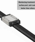 Beefy Black MGN9 Miniature Linear Rail Slide Kit With 100Mm To 400Mm Travel And One MGN Slider Block H Style for precision motion