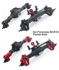 Beefed Up Heavy Duty Bevel Helical Overdrive Gear Set For One To Ten RC Crawlers AR44 Axle Portal Upgrade for SCX10 II