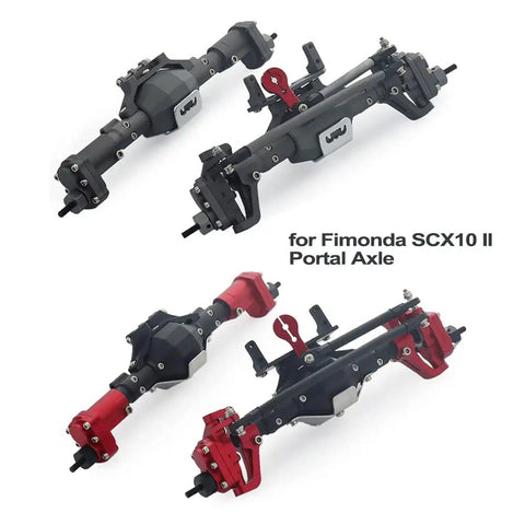 Beefed Up Heavy Duty Bevel Helical Overdrive Gear Set For One To Ten RC Crawlers AR44 Axle Portal Upgrade for SCX10 II