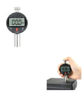 Straight Up Accurate Digital Shore Hardness Durometer Tester With Heavy Duty Build Type A D Scale Readings For Rubber Foam Plastic And Workshop Projects Solid Abs Housing For Quick Lab And Shop Use showing digital readout and handheld use.