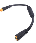 Electric Scooter Y Splitter Cable Adapter With High Current Capacity For Commuters And Urban Riders, 1 To 2 Wire Connector