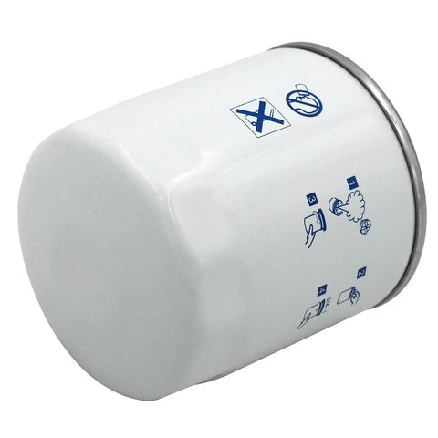 Heavy Duty Coolant Filter Fits Volvo D11 D13 D16 Engines Replaces WF2129 PR9661, showing white cylindrical filter with instruction symbols.
