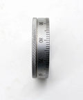 Knurled Adjustment Dial Ring 50X38X15mm with 0 to 100 divisions shown from side, featuring laser etched scale and textured grip.