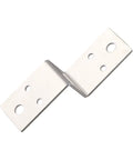 Beefed Up Heavy Duty Z Bracket Corner Connector For Cabinet Shelves Rustproof Stainless Steel Thickened 2.5mm Plate 40mm Mounting